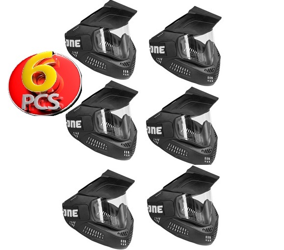 6 x Goggle ONE V3 Spirit Field Single Black - Free Shipping 2/4 Days.*